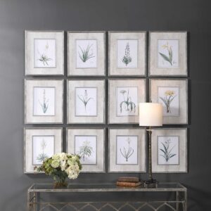 Uttermost Spring Florals Framed Prints Set/12 33697 WINNIPEG