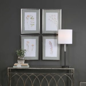 Uttermost Flourish Framed Botanical Prints S/4 33703 FREDERICTON