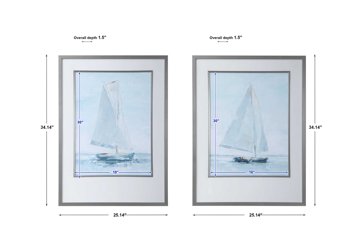 Uttermost Seafaring Framed Prints S/2 33708 HALIFAX
