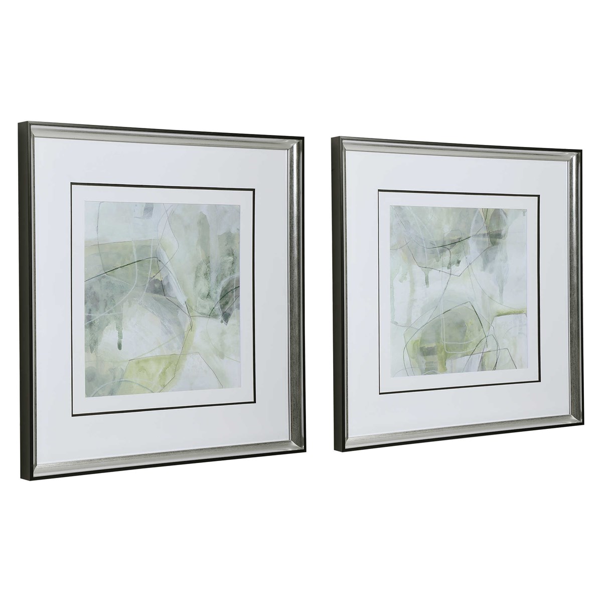 Uttermost Terra Forma Framed Modern Prints S/2 33717 toronto