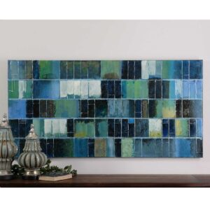Uttermost Glass Tiles Modern Art 34300 regina