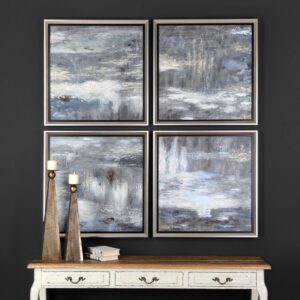 Uttermost Shades Of Gray Hand Painted Art S/4 34366 quebec city