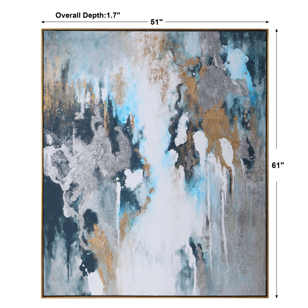 Uttermost Stormy Seas Hand Painted Canvas 36058 windsor