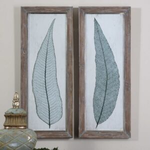 Uttermost Tall Leaves Framed Art Set/2 41514 fredericton