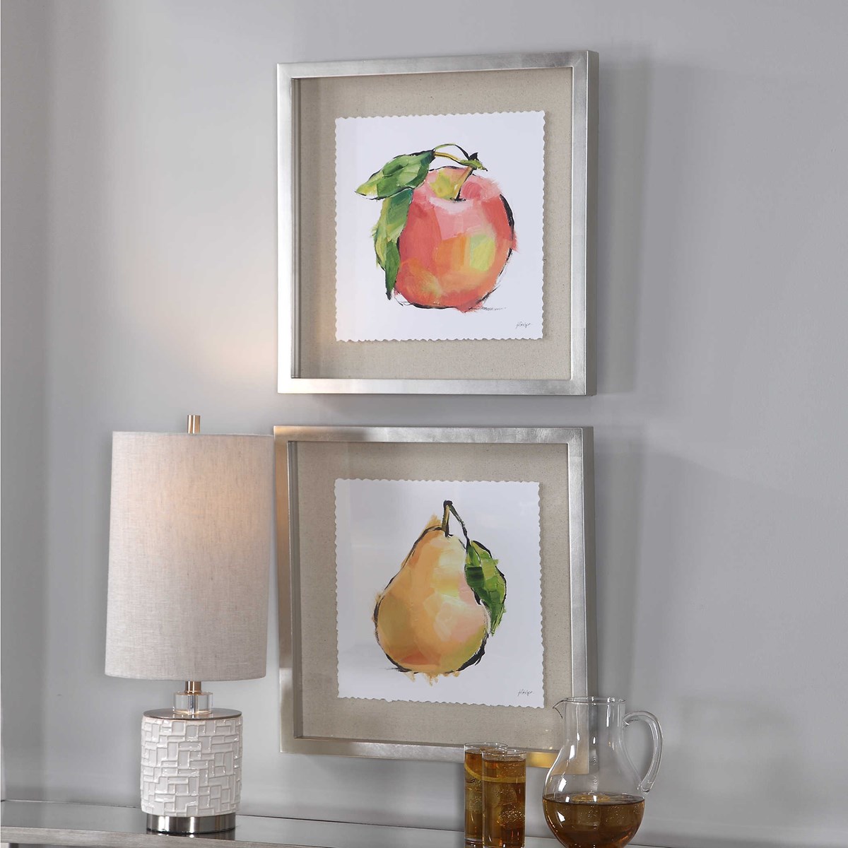 Uttermost Designer Fruits Framed Prints Set/2 41599 halifax