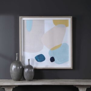 Uttermost Pink Pebbles II Framed Print 41609 EDMONTON