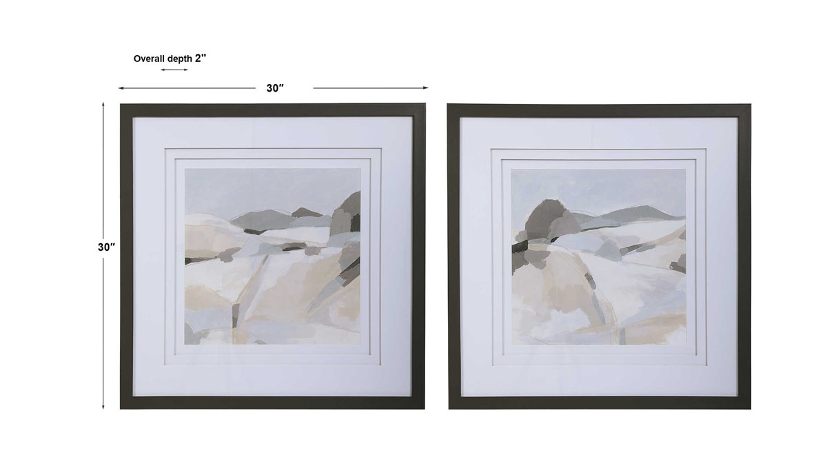 Uttermost Western Landscape Modern Prints S/2 41618 mississauga