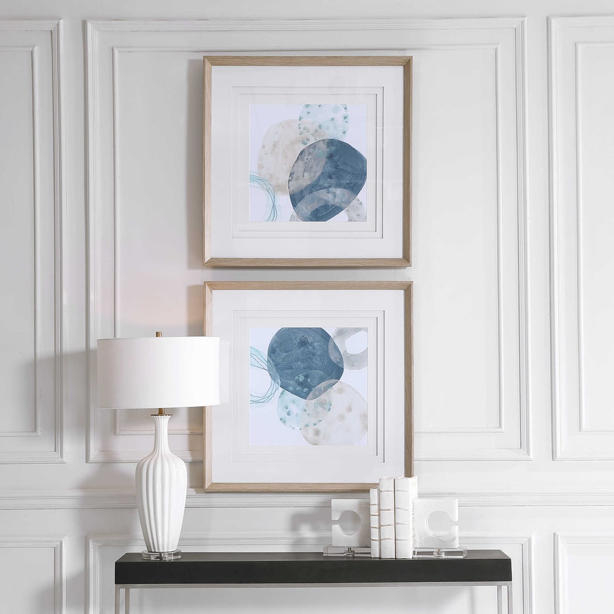Uttermost Circlet Modern Prints S/2 41622 burlington