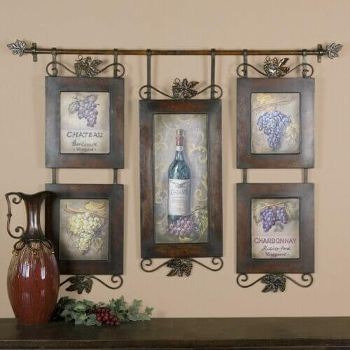 Uttermost Hanging Wine Framed Art 50791 barrie