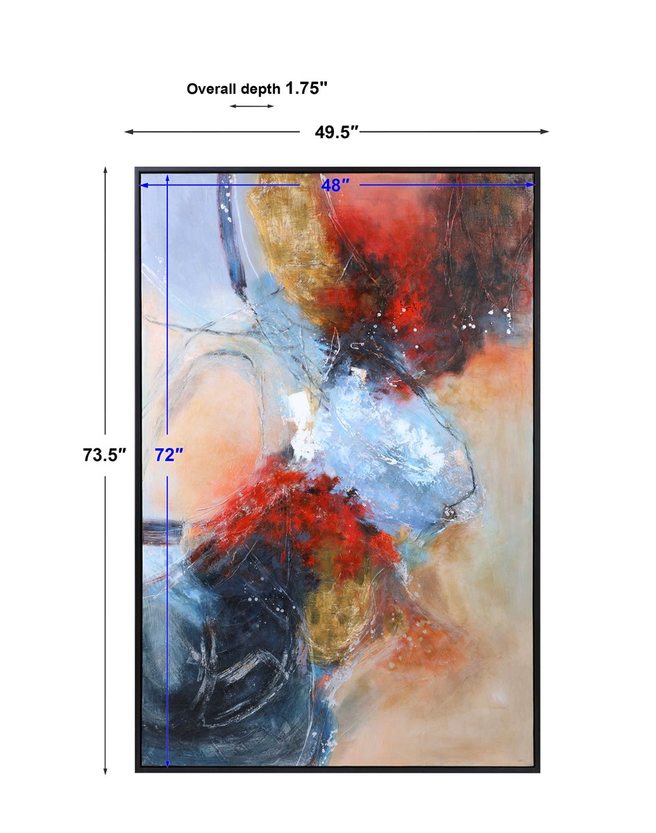 Uttermost Summer Sunset Abstract Art 51306 woodbridge