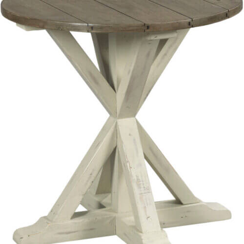 HAMMARY TRESTLE ROUND END TABLE 523918W Victoria