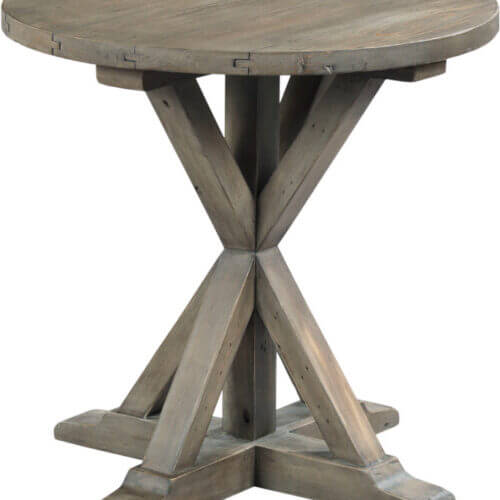 HAMMARY TRESTLE ROUND END TABLE 523918 Kingston