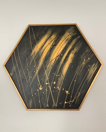 TIJORIS HOME Obsidian Stars Wall Art 2020-107 VAUGHAN