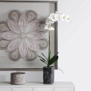 Uttermost Eponine White Orchid 60175 maple