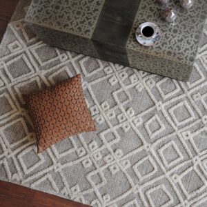 Uttermost Sieano Gray Ivory Rug 73070 caledon