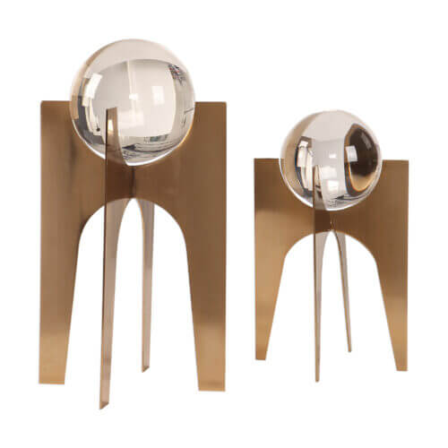 Uttermost Ellianna Crystal Spheres S/2 18574 vaughan