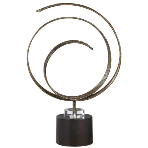 Uttermost Elio Copper Patina Sculpture 17559 kleinburg