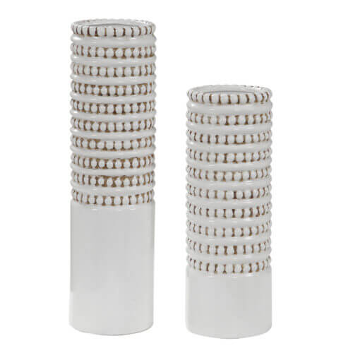 Uttermost Angelou White Vases, Set/2 17570 vancouver