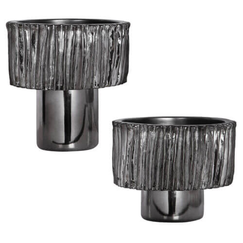 Uttermost Zosia Nickel Bowls, Set/2 17577