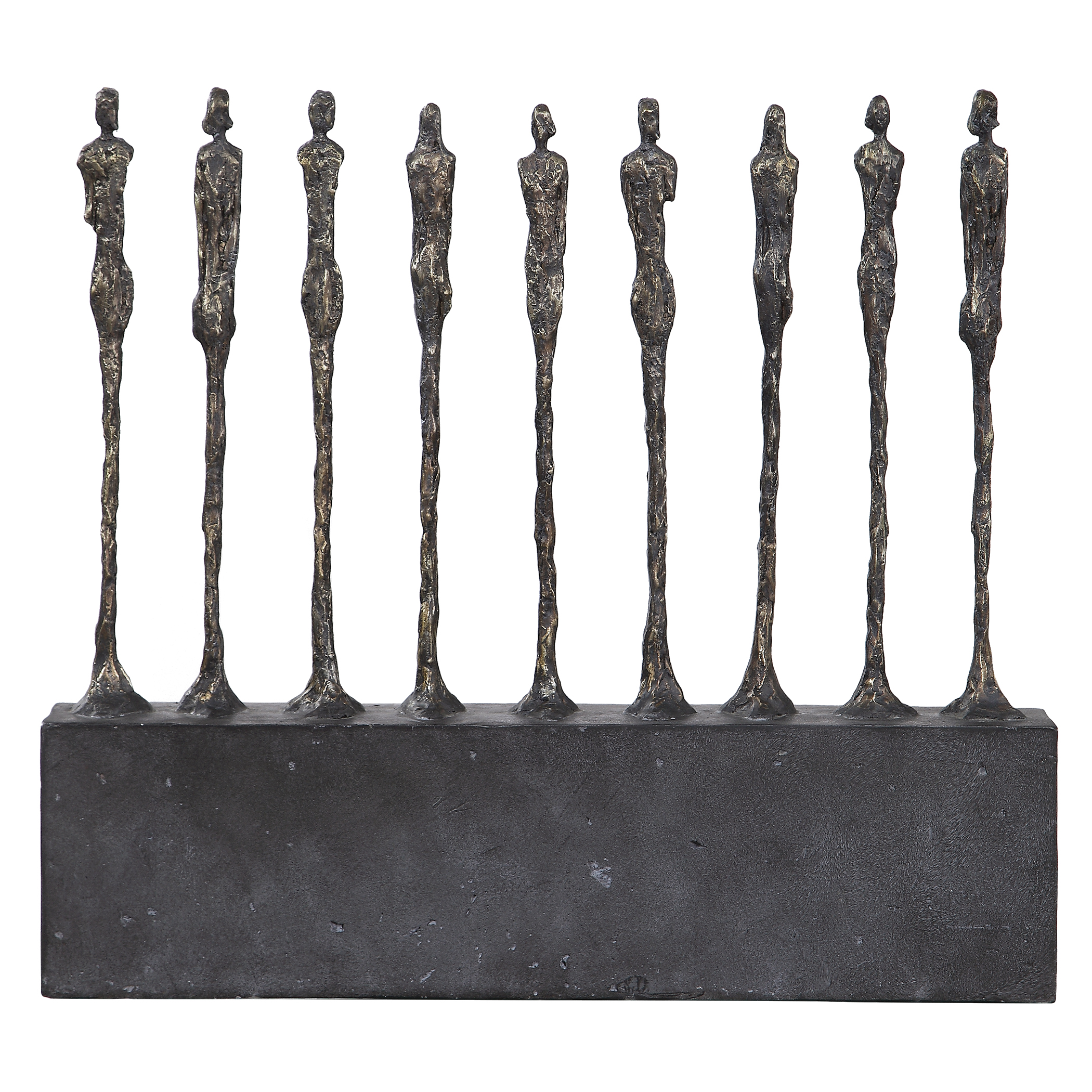 Uttermost Stand Together Aged Gold Figurine 17597 caledon