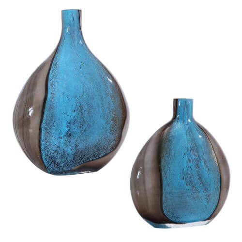 Uttermost Adrie Art Glass Vases S/2 17741 ottawa