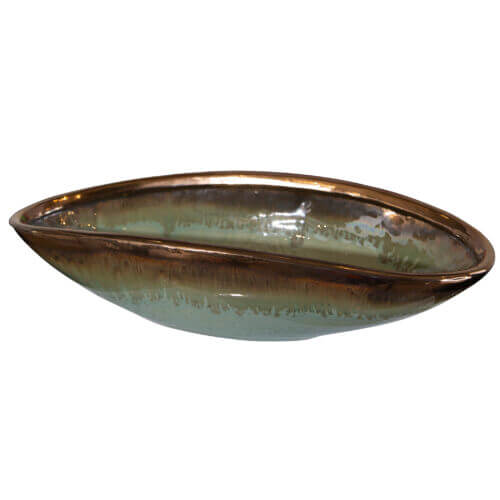 Uttermost Iroquois Green Glaze Bowl 17855 caledon