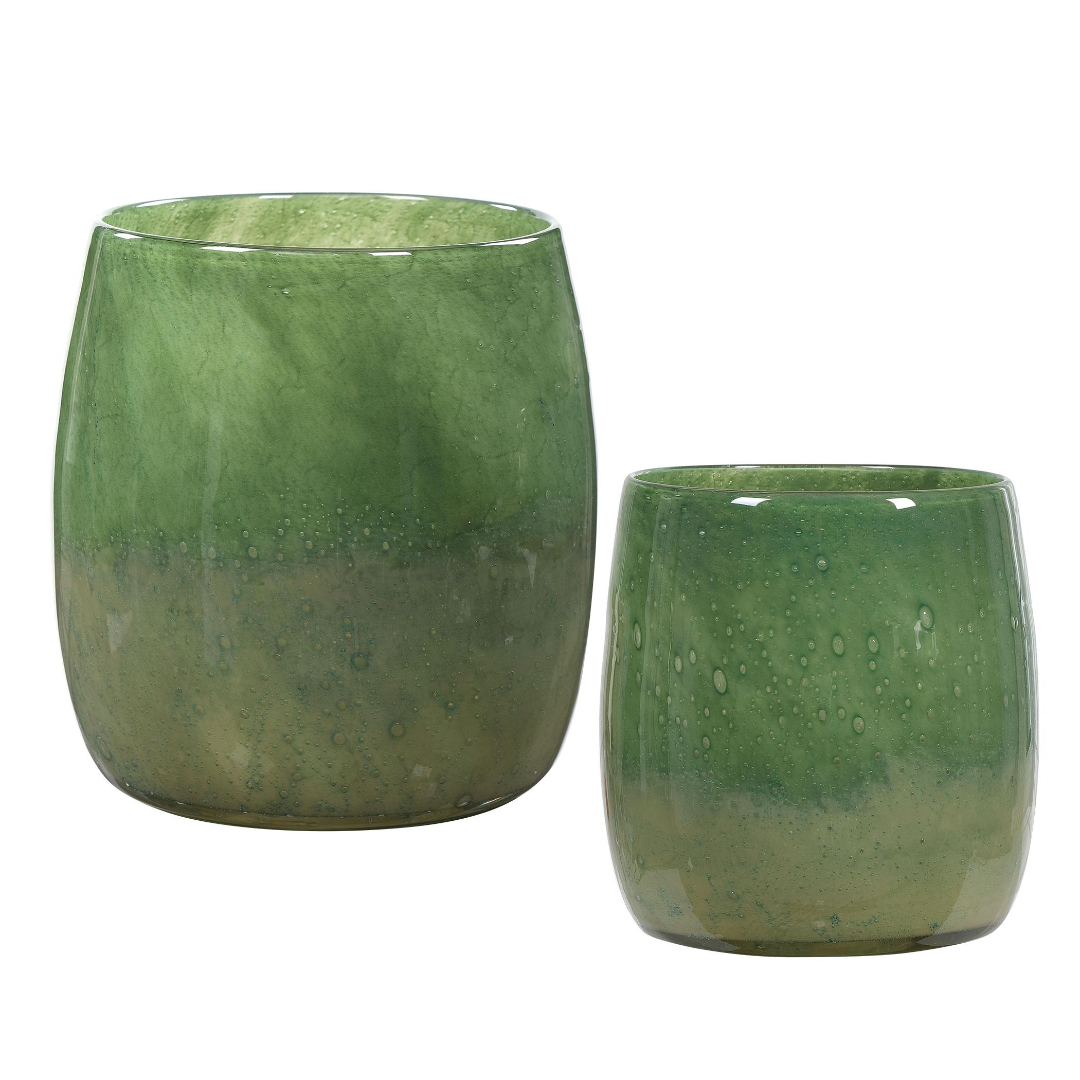 Uttermost Matcha Green Glass Vases S/2 17845 toronto