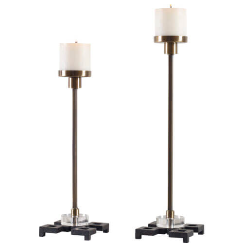 Uttermost Montag Brass Candleholders S/2 17834 montreal