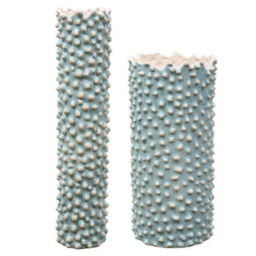 Uttermost Ciji Aqua Ceramic Vases S/2 17876 mississauga