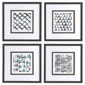 Uttermost La Mer Framed Prints, Set/4 33698