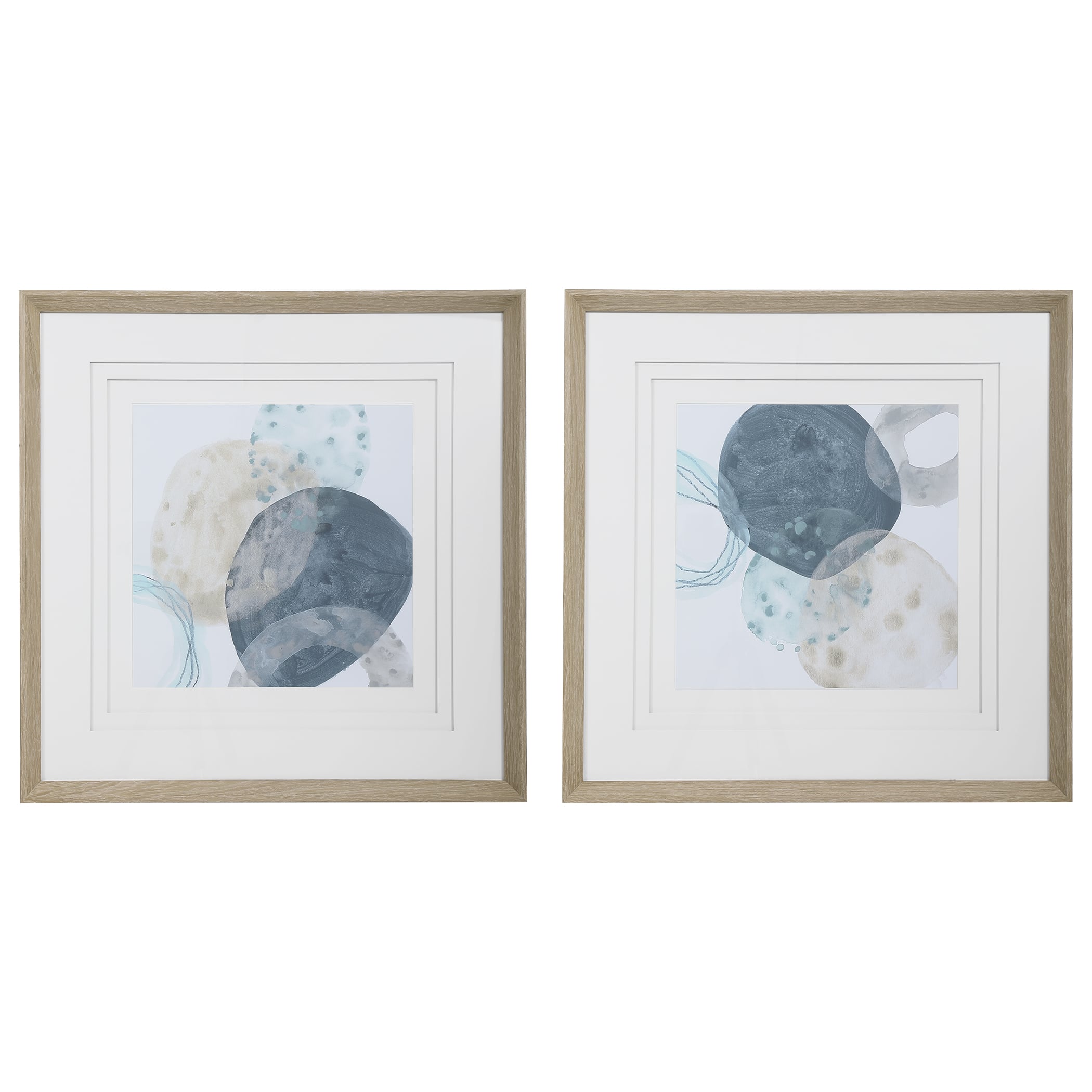 Uttermost Circlet Modern Prints S/2 41622 burlington