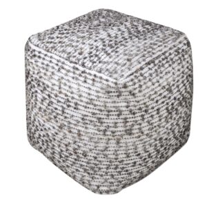 Uttermost Valda Linen Wool Pouf 23955 regina