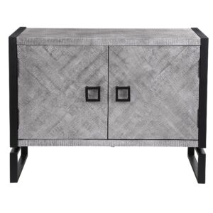 Uttermost Keyes 2 Door Gray Cabinet 24990