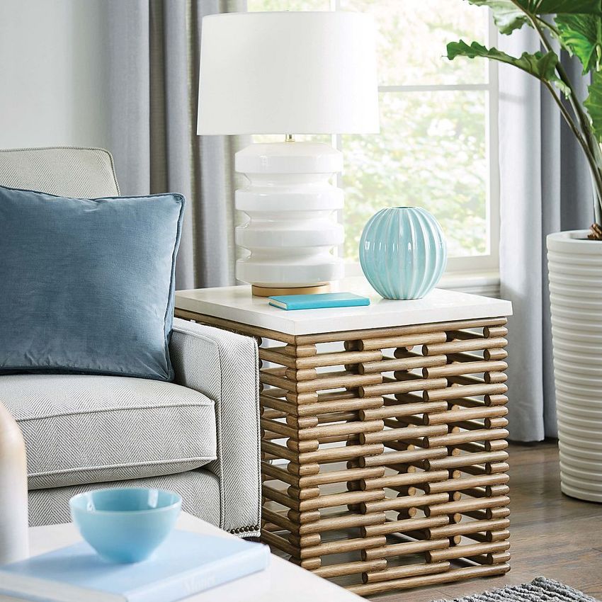 Hammary RATTAN RECTANGULAR END TABLE 0901013 edmonton