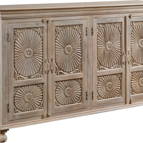 HAMMARY PARCHMENT FOUR DOOR CABINET 0901059 Fredericton