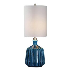 Uttermost Amaris Blue Ceramic Lamp 29558-1