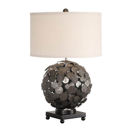 Uttermost Callisto Steel Disk Table Lamp 27844-1
