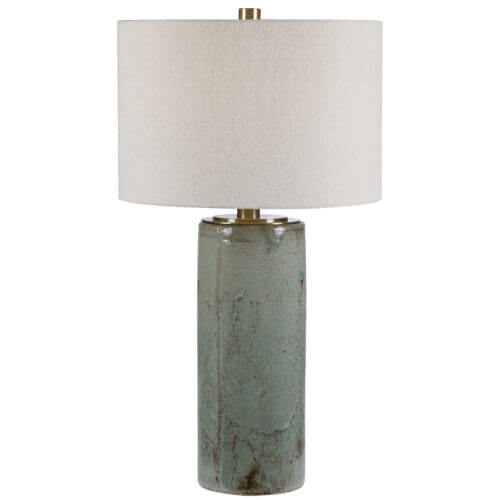 Uttermost Callais Crackled Aqua Table Lamp 28333 fredericton