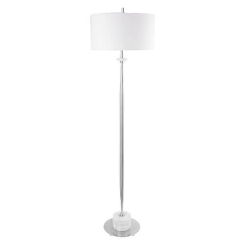 Uttermost Magnus Chrome Floor Lamp 28299