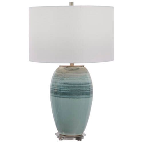 Uttermost Caicos Teal Table Lamp 28437-1