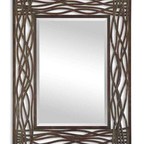 Uttermost Dorigrass Brown Metal Mirror 13707 halifax