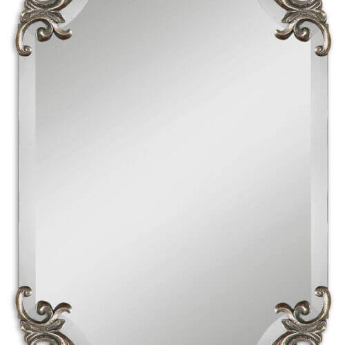 Uttermost Andretta Baroque Silver Mirror 08087 Kingston