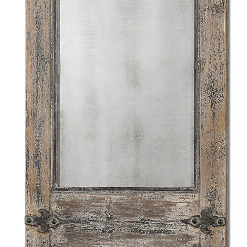 Uttermost Saragano Distressed Leaner Mirror 13835 vaughan