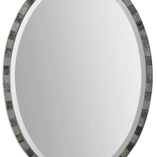 Uttermost Paredes Oval Mosaic Mirror 12859 montreal