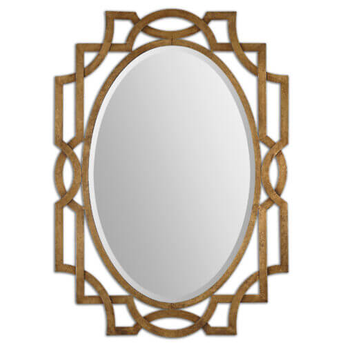 Uttermost Margutta Gold Oval Mirror 12869 toronto