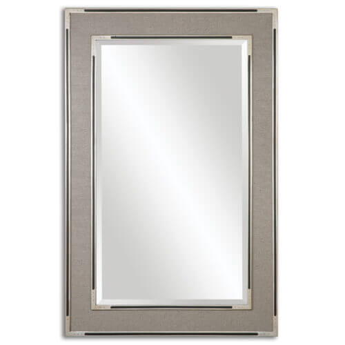 Uttermost Alfred Oversized Gray-Tan Mirror 14489 edmonton