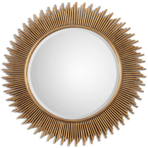 Uttermost Marlo Round Gold Mirror 08137 Guelph