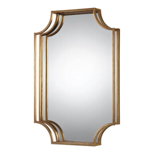 Uttermost Lindee Gold Wall Mirror 09123 Vaughan
