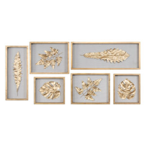 Uttermost Golden Leaves Shadow Box Set/6 04074 Victoria