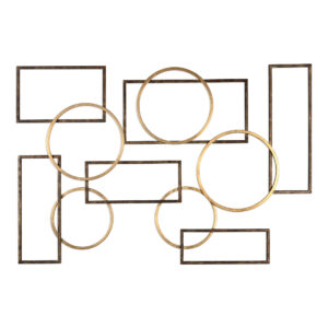 Uttermost Elias Bronze And Gold Wall Art 04062 Kingston
